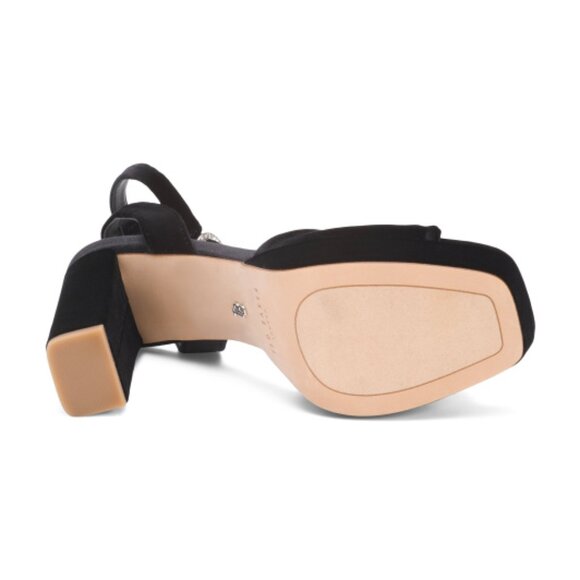 TED BAKER Maddy Ruche Open Toe Heels - Picture 3 of 3